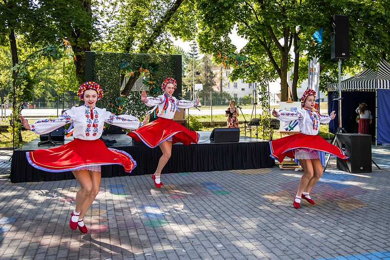 Ukraińscy muzycy zagrali przy „Sokole”